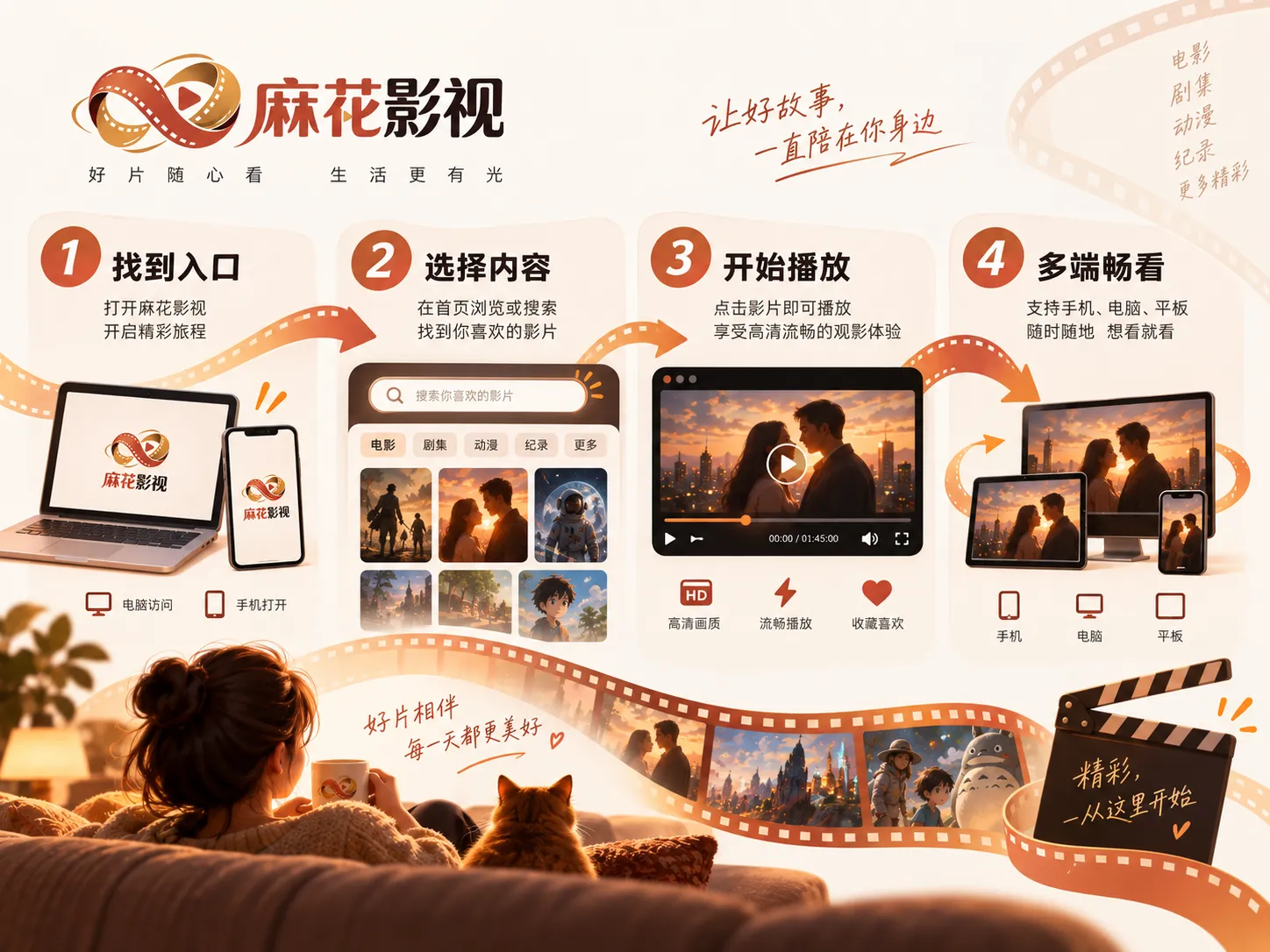 麻花影视站内页面浏览关系视觉图